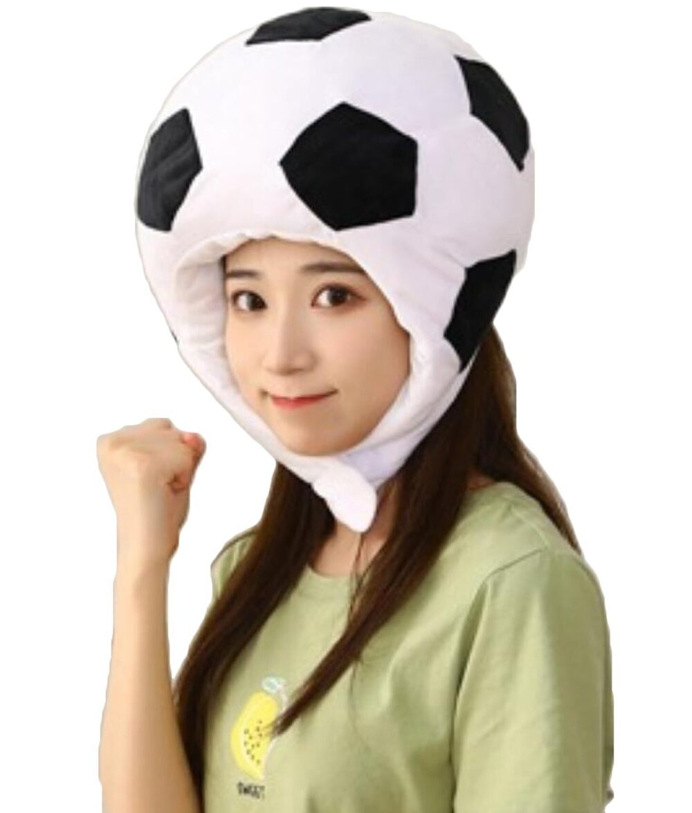 6079 Plush Funny Hat, Halloween Soccer Costume Christmas Birthday Photo